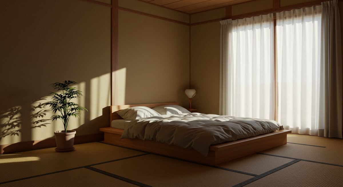 北東の寝室