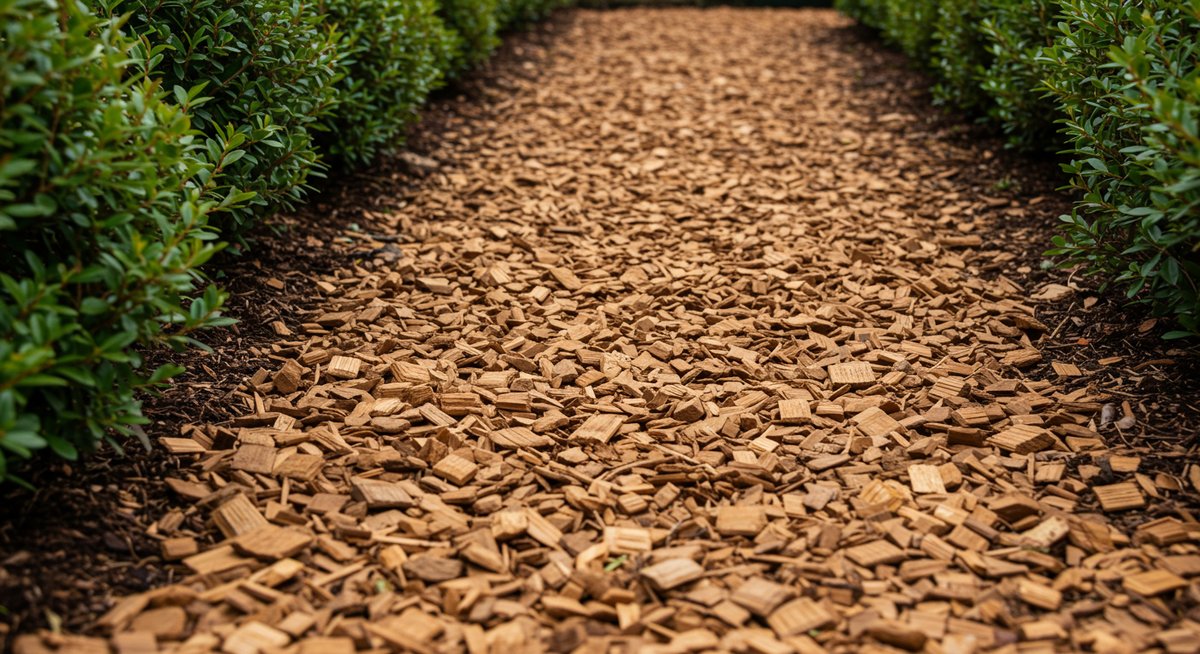 ウッド チップ 砂利 どっち